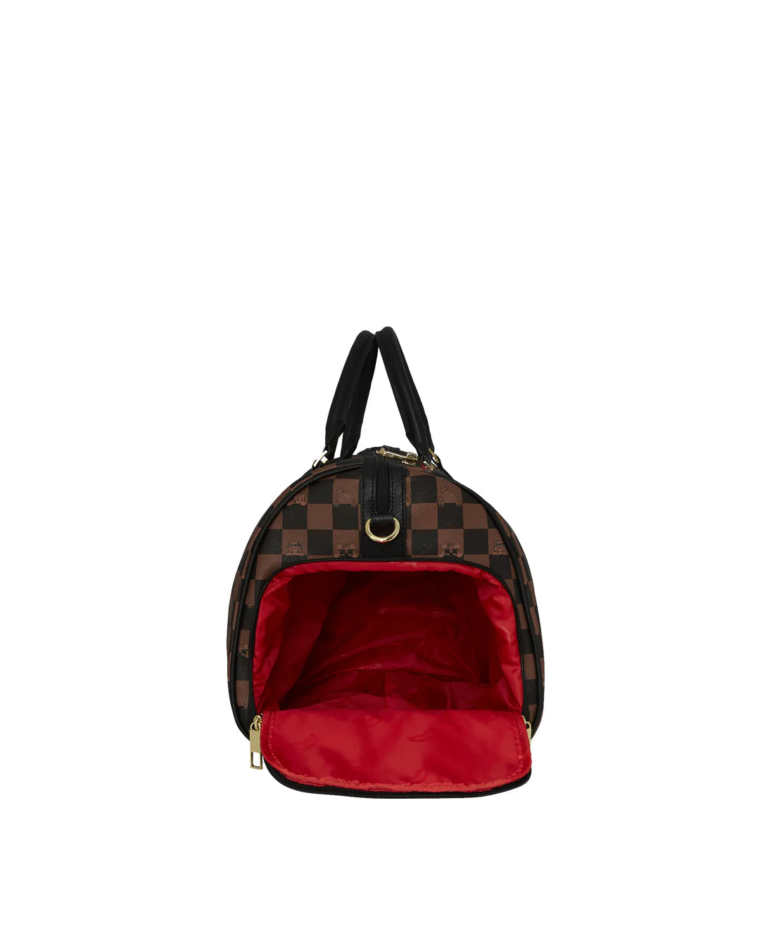 Sprayground Peeking Character Check Duffle