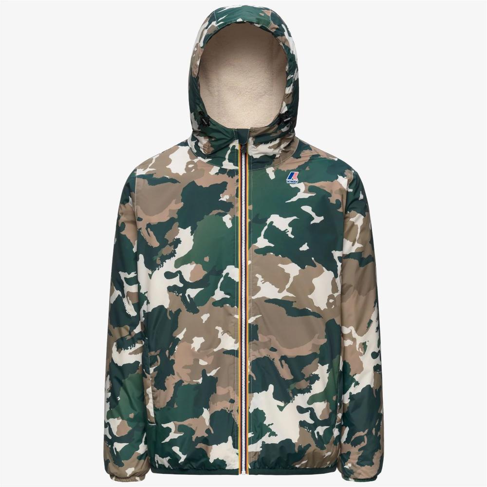 K-Way Giacca Claude Orsetto Graphic Camo