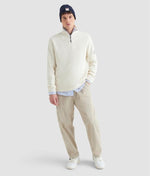 Murphy&Nye Fender Sweater Maglione Mezza Zip a Coste Inglesi