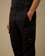 Cp Company Stretch Sateen Ergonomic Lens Cargo Pants