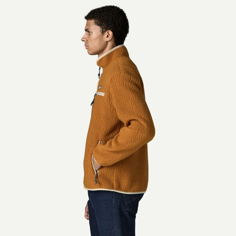 Patagonia Men's Retro Pile Fleece Jacket Cinnamon Brown