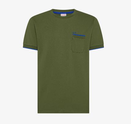 Sun68 T-shirt Verde Scuro