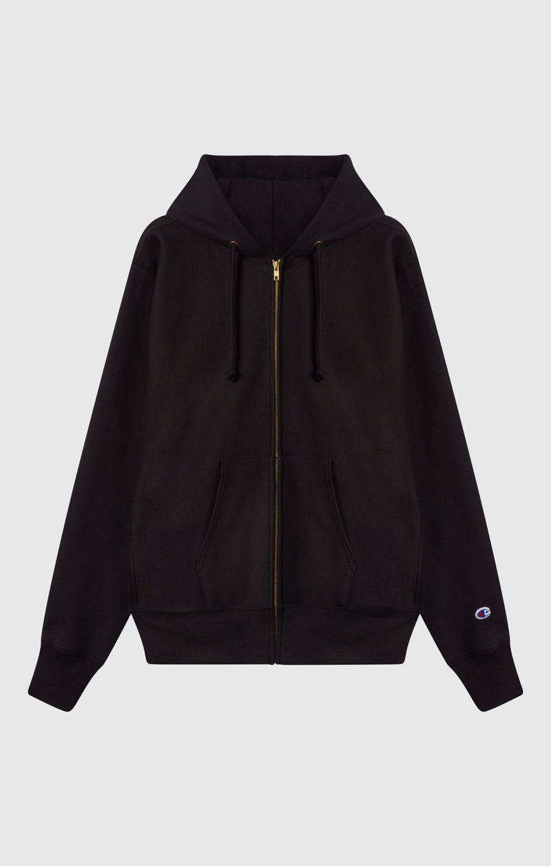 Champion Felpa con Cappuccio e Zip Reverse Weave con Interno Felpato