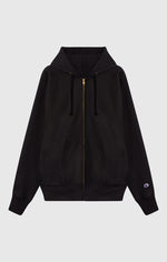 Champion Felpa con Cappuccio e Zip Reverse Weave con Interno Felpato