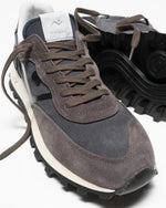 No Map Society VELOCE Deluxe Suede SuedeCharcoal GreyBlack