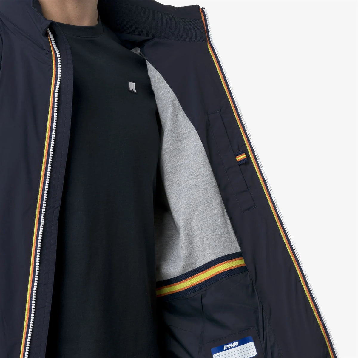 K-Way Giacca Amaury Stretch Nylon Jersey