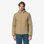 K-Way Giacca Jack St Warm Double Black Pure/Beige Khaki