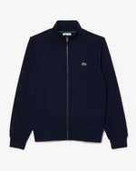 Lacoste Felpa in Pile a Collo Alto con Zip