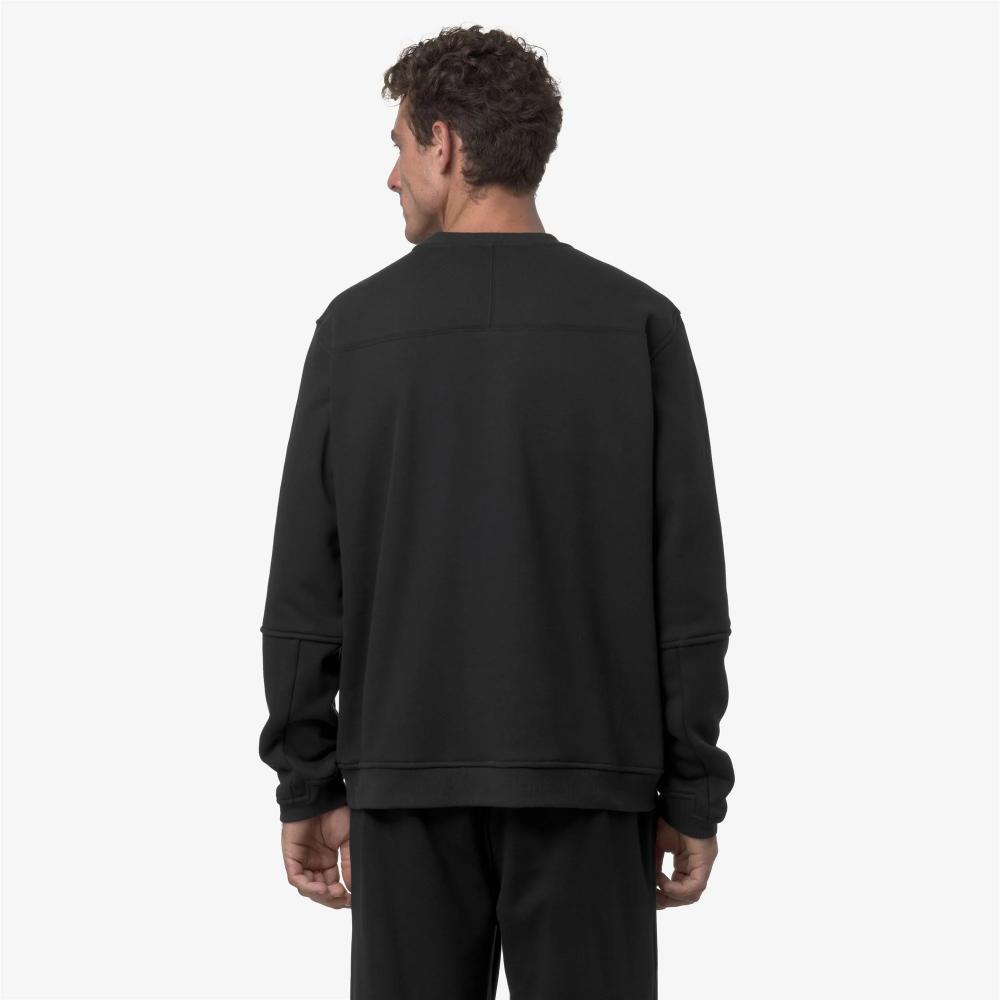 K-Way Felpa Nael Brushed Pc Black