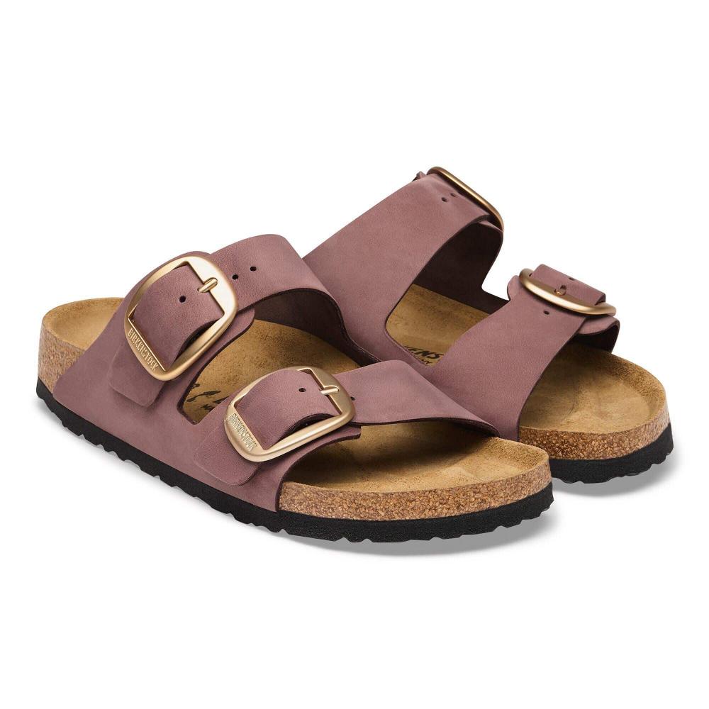 Birkenstock Arizona Big Buckle Pelle Nubuck Pepper Narrow Fit