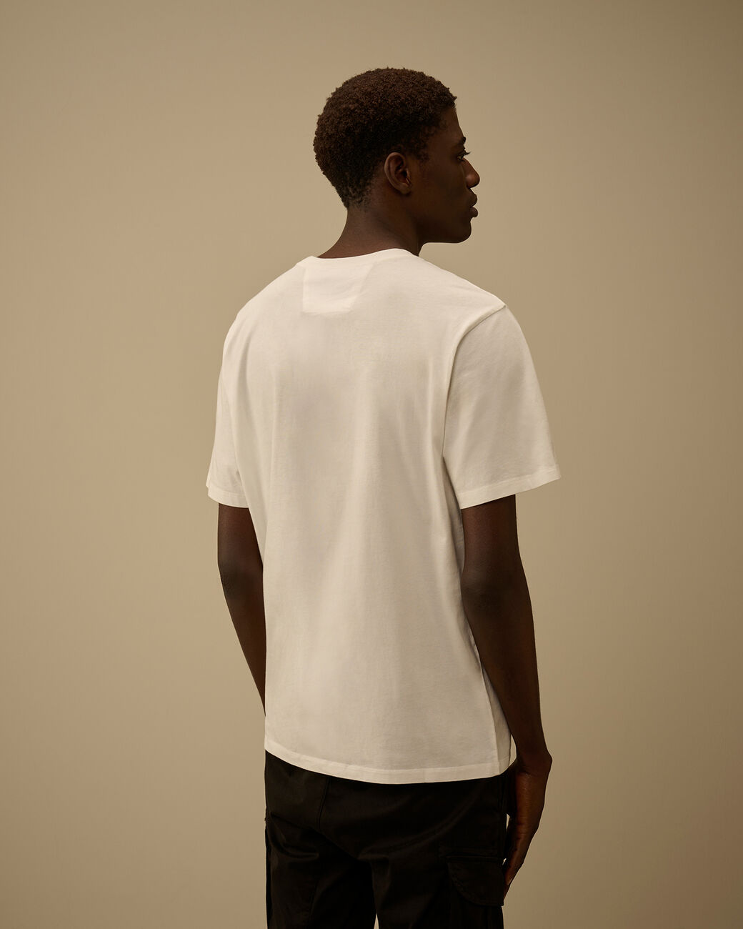 Cp Company Jersey Short Sleeve Logo Patch T-Shirt