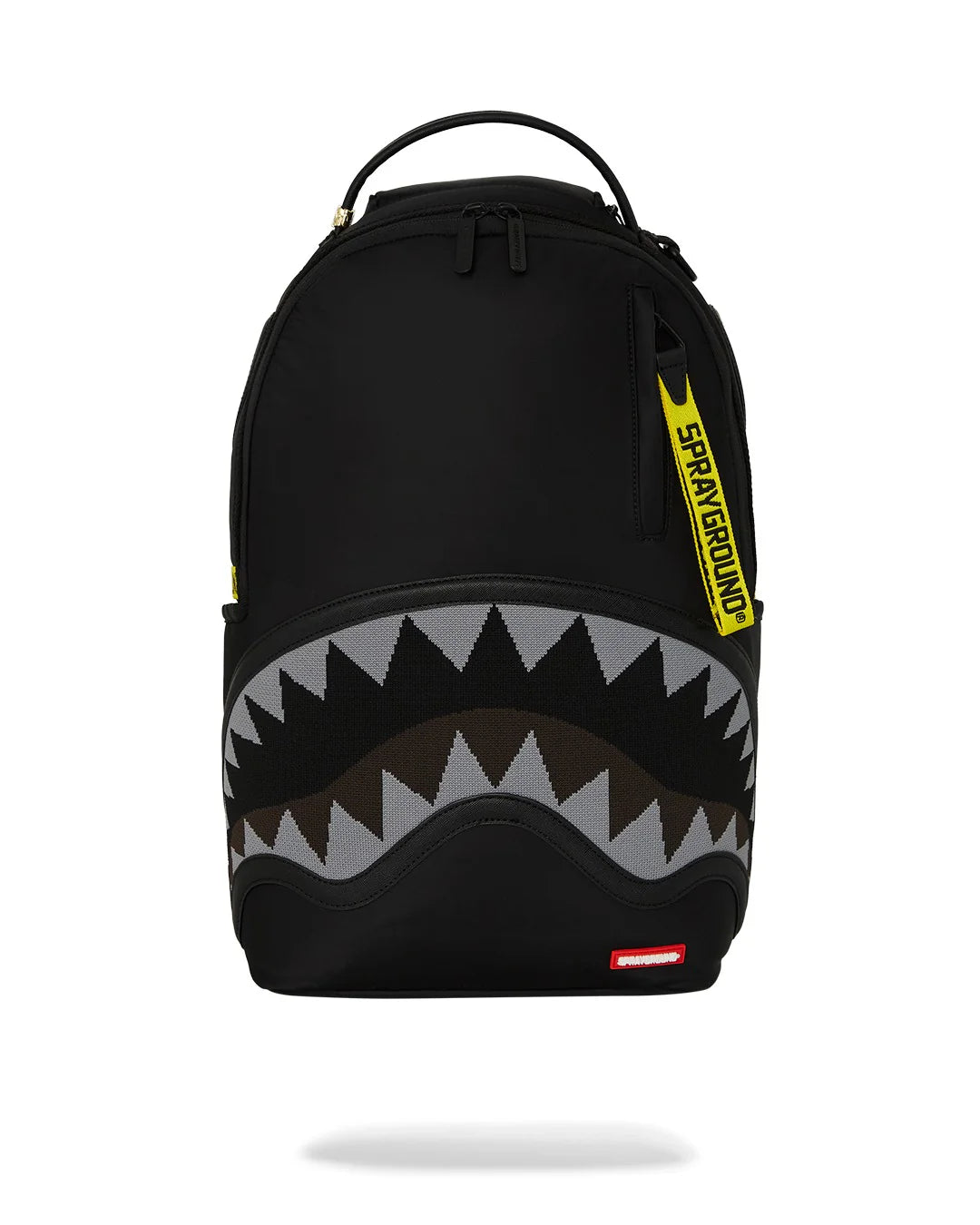 Sprayground Zaino Shark Central Yellow Tape Dlx Satin