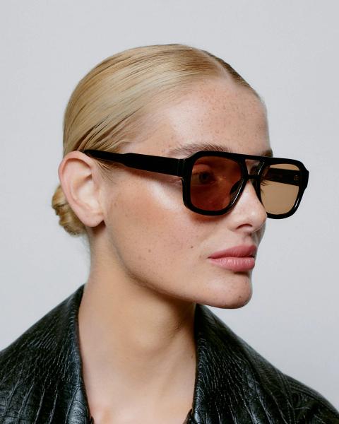 A. KJÆRBEDE Kaya Black Sunglasses