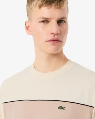 Lacoste T-shirt in Cotone Color Block