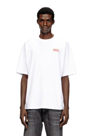Diesel T-shirt in Cotone con Stampa Diesel