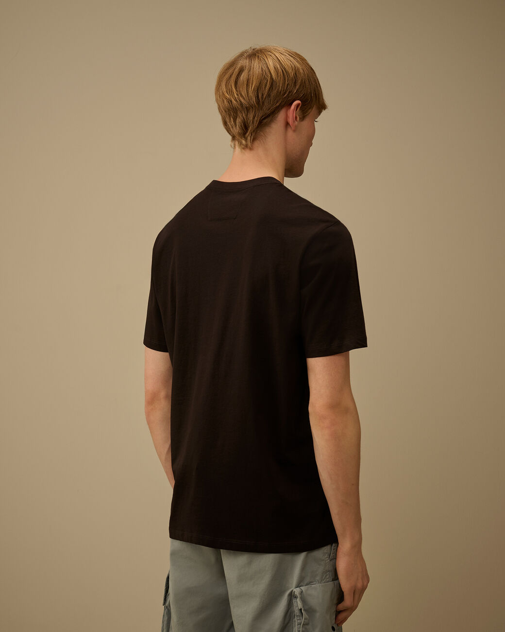 Cp Company Jersey Short Sleeve Logo Patch T-Shirt