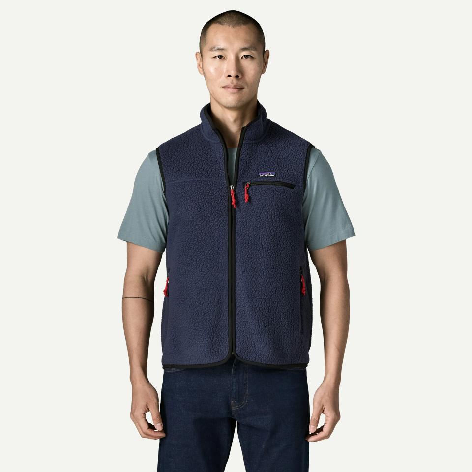 Patagonia Men's Retro Pile Fleece Vest New Navy