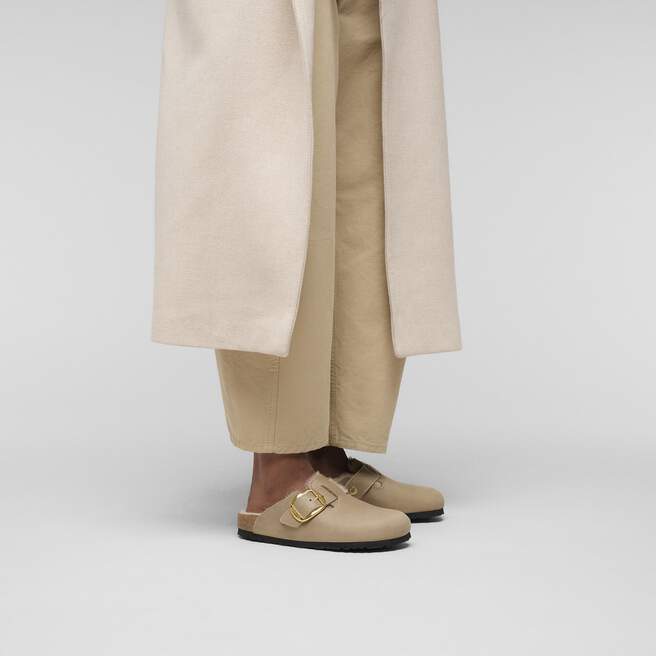 Birkenstock Boston Big Buckle Shearling