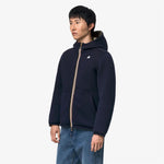 K-Way Giacca Jack Spacer Nylon Double Blue Depth/Green Army