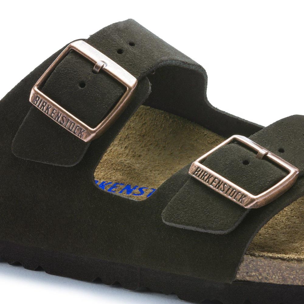Birkenstock Arizona Plantare Morbido Pelle scamosciata Mocha
