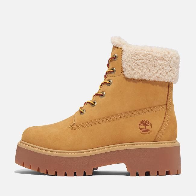 Timberland Stivale Impermeabile Foderato con Plateau Stone Street