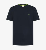 Sun68 T-shirt in Piquet Blu Navy