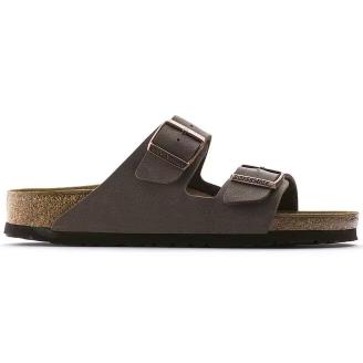 Birkenstock Arizona Birko-Flor Nubuck Mocca Narrow Fit