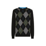 Sun68 Maglia in Lana e Cashmere con Rombi