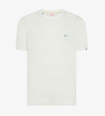 Sun68 T-shirt in Maglia Bianco Panna