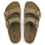 Birkenstock Arizona plantare morbido Pelle scamosciata Narrow Fit