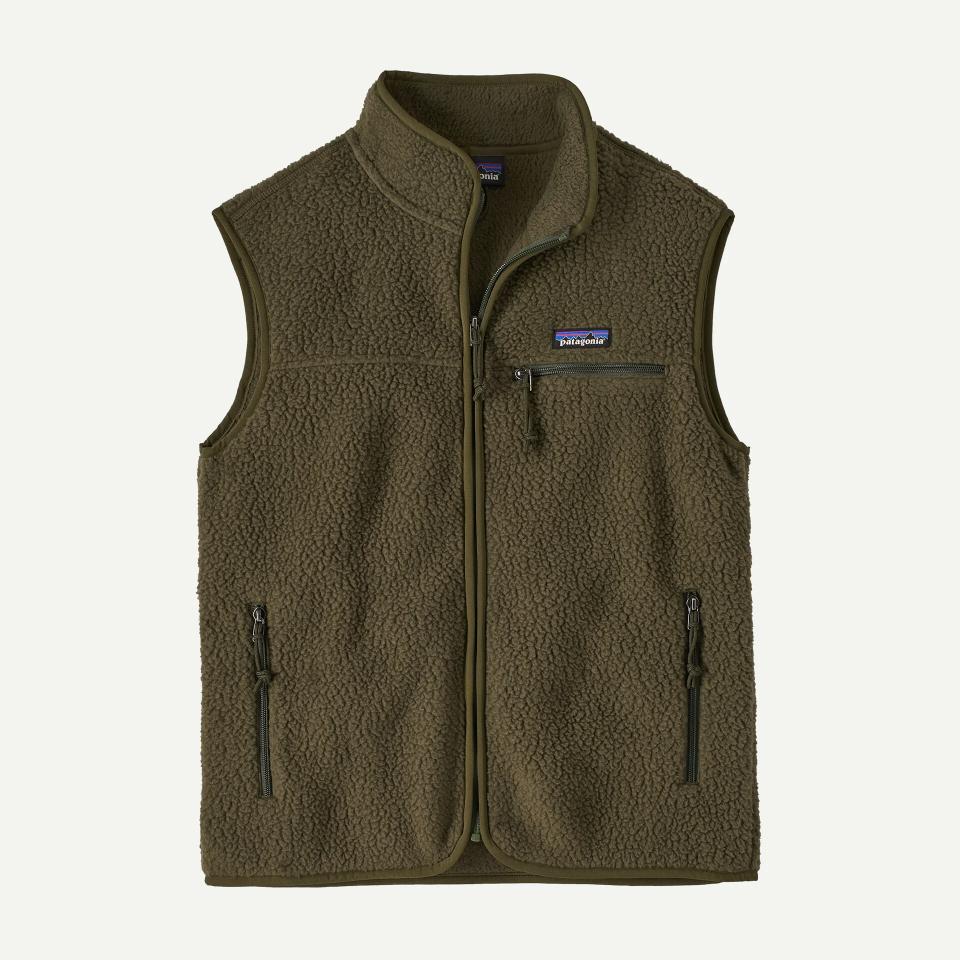 Patagonia Women's Retro Pile Fleece Vest Basin Green