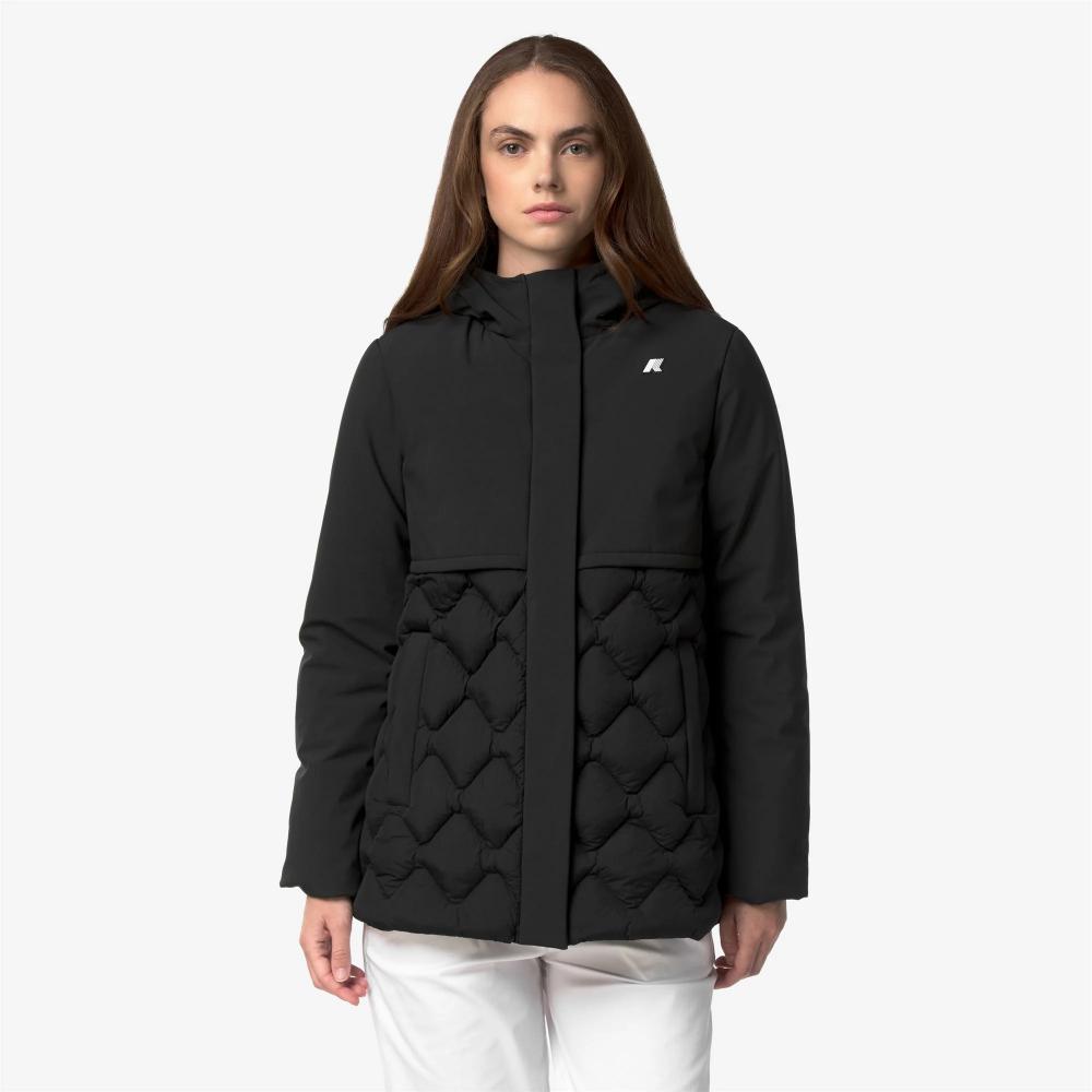 K-Way Giacca Siphane Hybrid Warm Shell Black Pure
