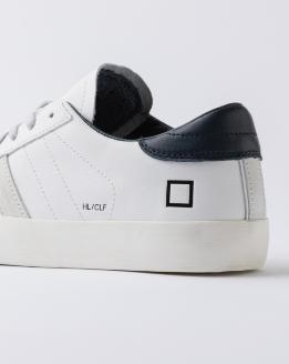 D.A.T.E. Hill Low Calf White Blue