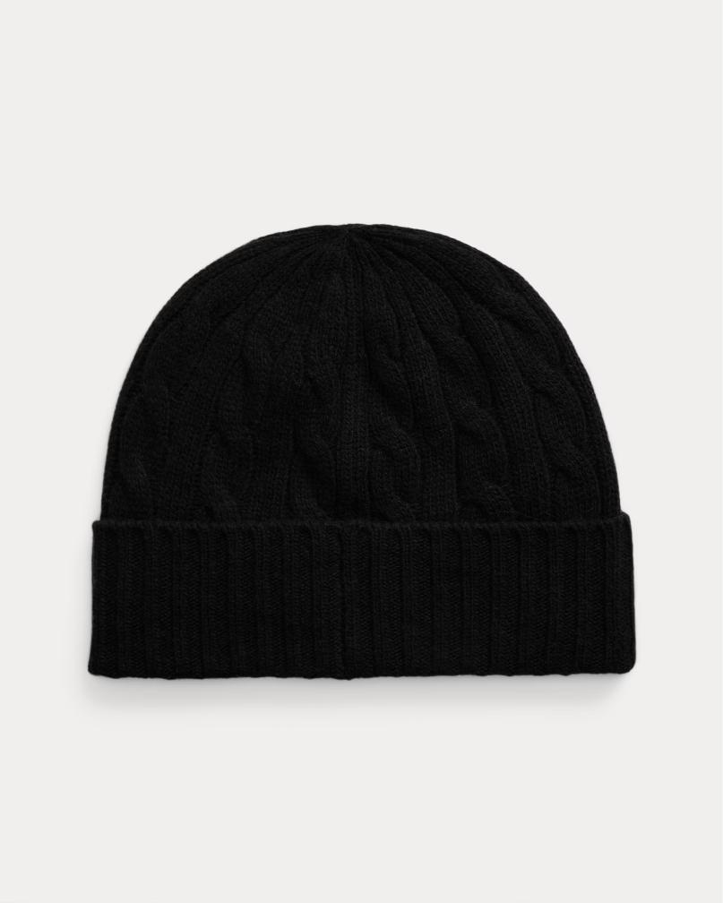 Polo Ralph Lauren Berretto in Misto Lana Merino a Trecce