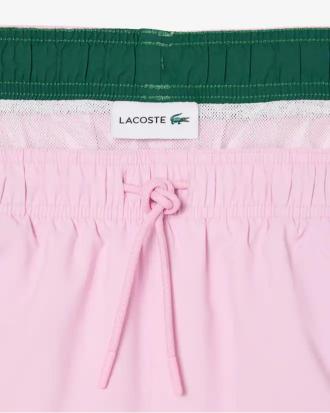 Lacoste Costume da Bagno Monocromatico Lunghezza media