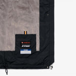K-Way Giacca Sophie Twill Soft Beaver Black Pure/Grey Warm