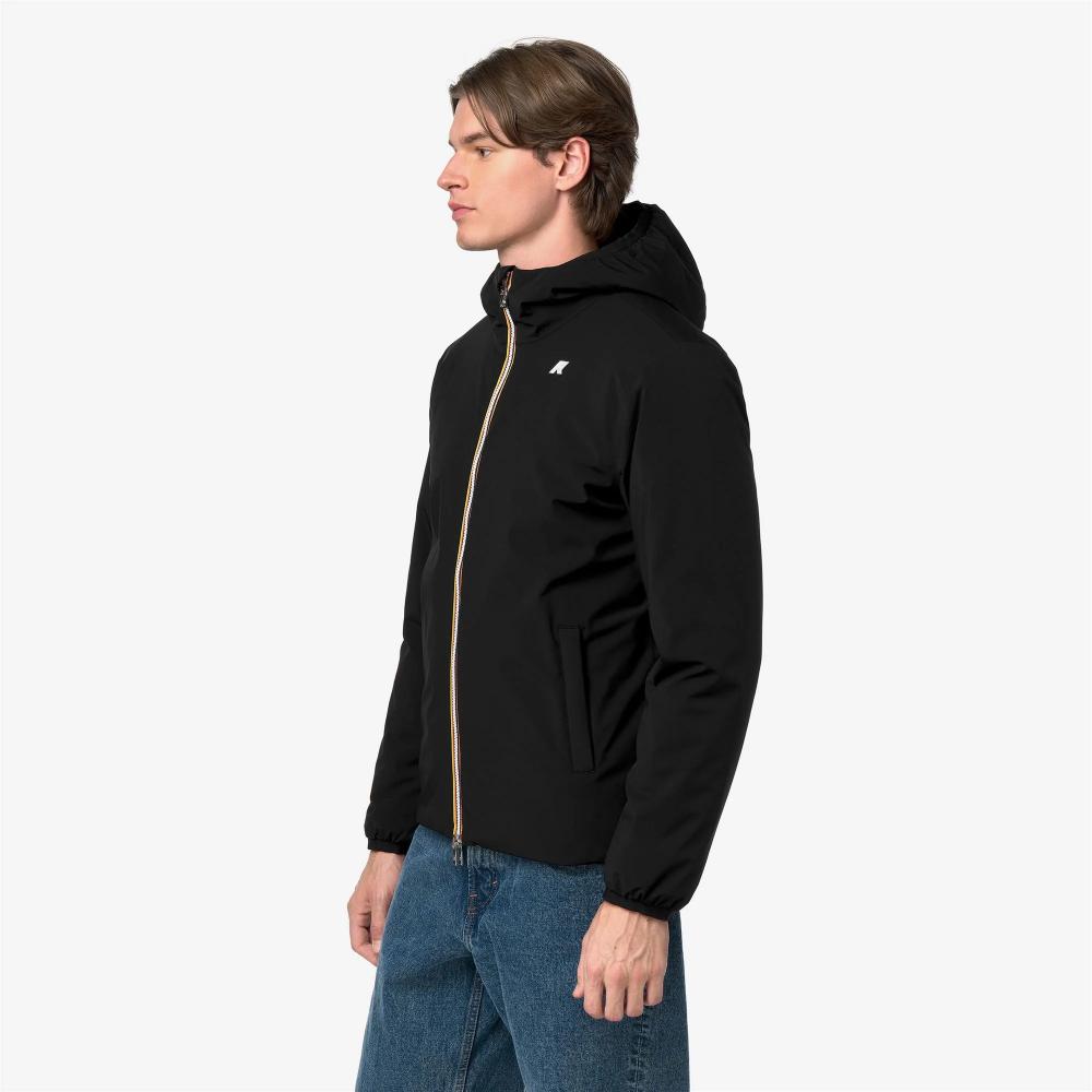 K-Way Giacca Jack St Warm Double Black Pure/Beige Khaki