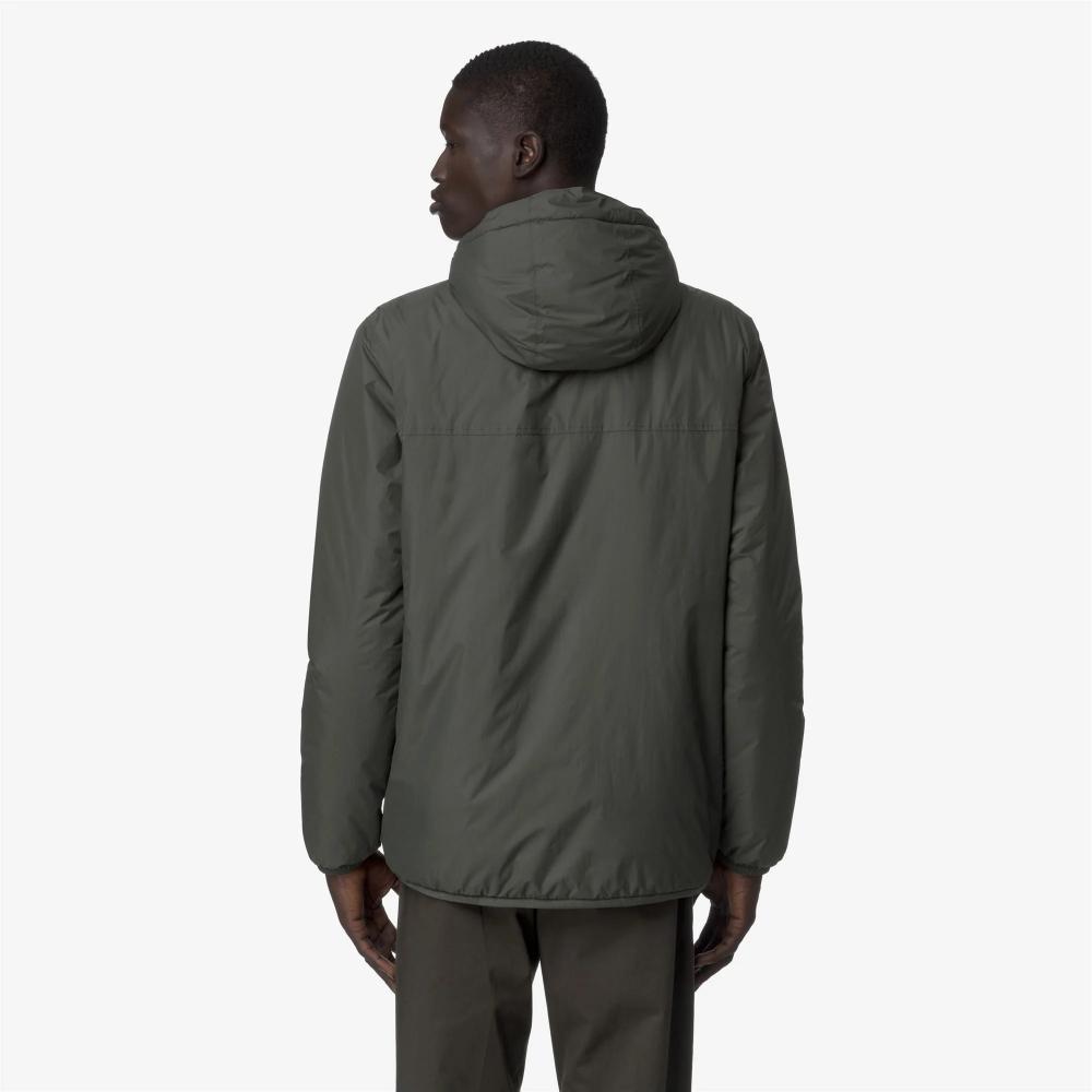 K-Way Giacca Le Vrai 4.0 Claude Orsetto Unisex Green Blackish