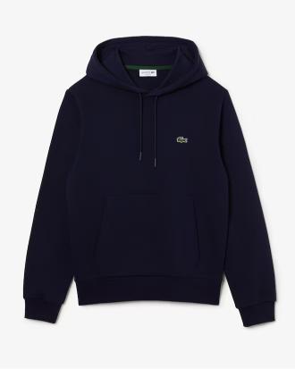 Lacoste Felpa con Cappuccio in Pile