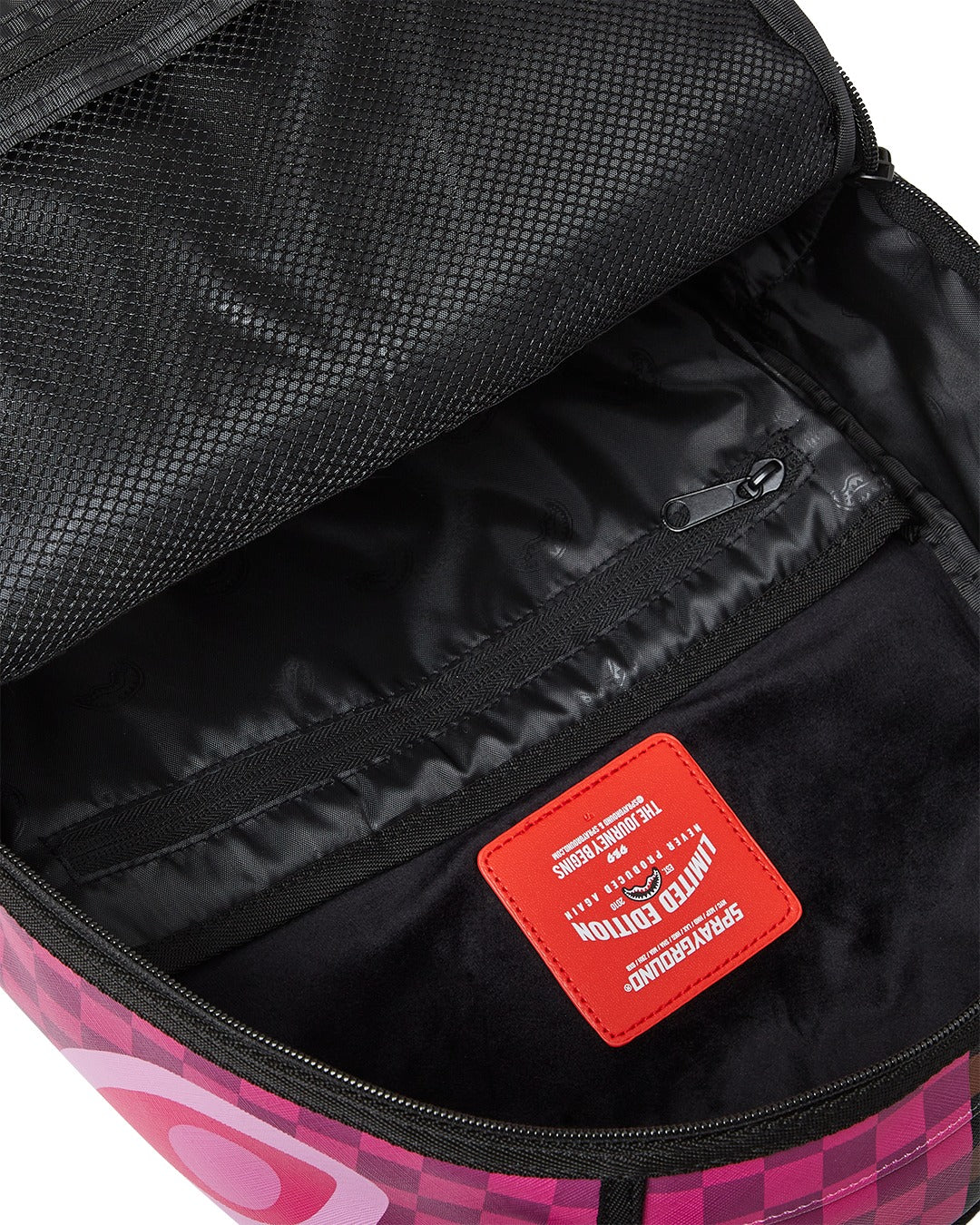 Sprayground Zaino Split Sip Pink Check Dlxsv