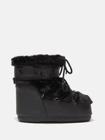 Moon Boot Stivale Icon Low in Ecopelliccia Nero