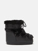 Moon Boot Stivale Icon Low in Ecopelliccia Nero