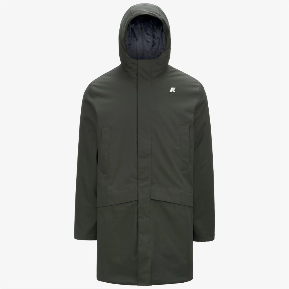 K-Way Giacca Jarno Twill Marmotta Green B-Blue A