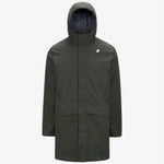 K-Way Giacca Jarno Twill Marmotta Green B-Blue A