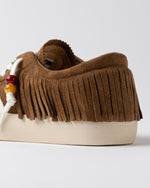 D.A.T.E. Hill Low Fringed Cuoio