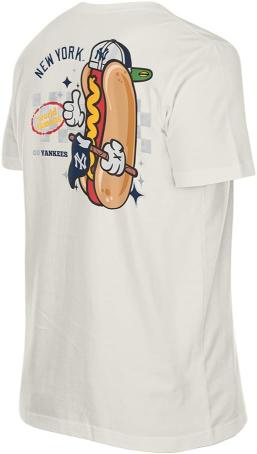 New Era T-shirt New York Yenkees MLB Off White