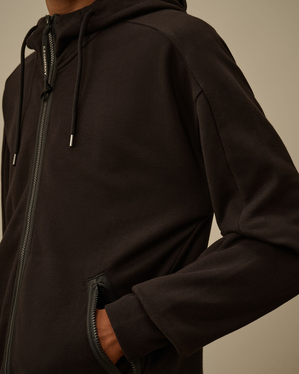 Cp Company Diagonal Raised Fleece Goggle Sweatshirt