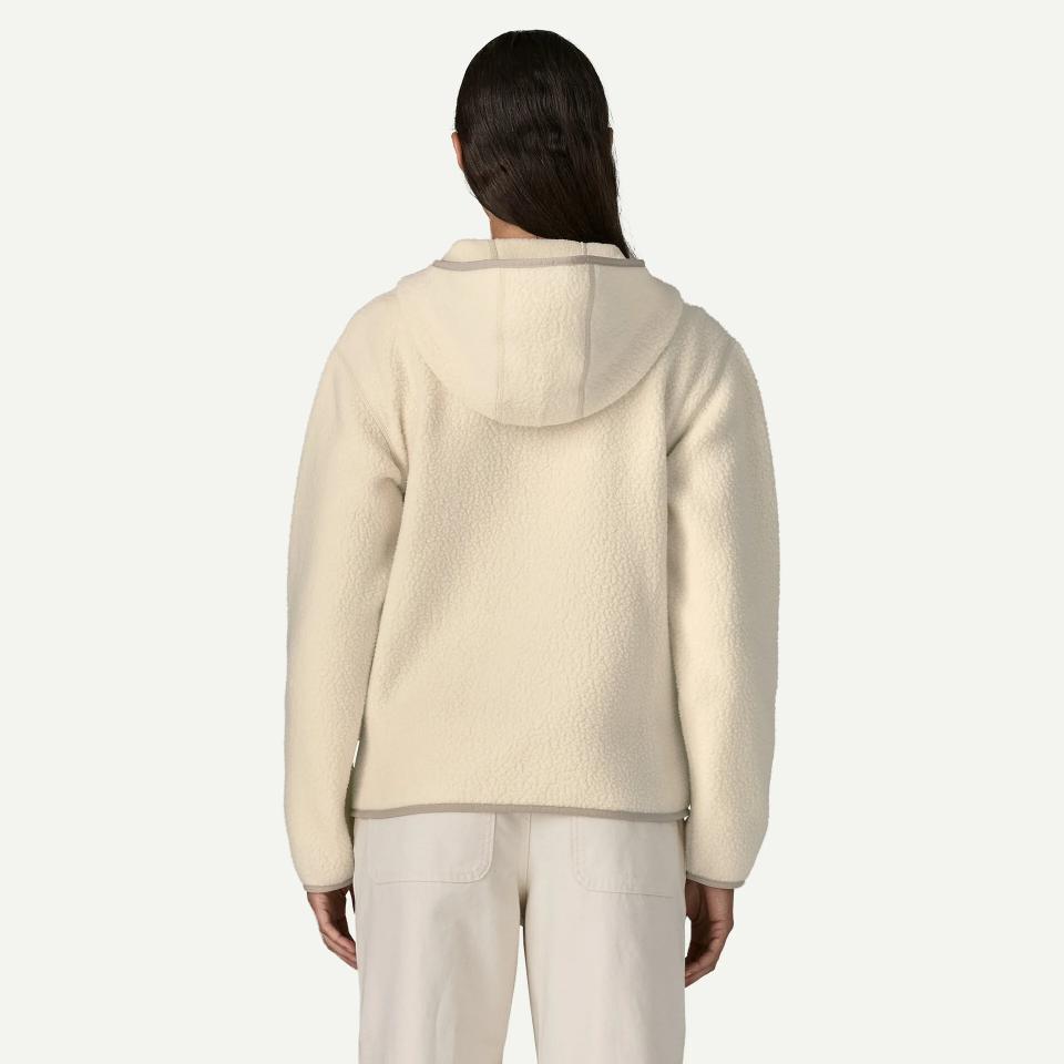 Patagonia Women's Retro Pile Fleece Hoody Natural