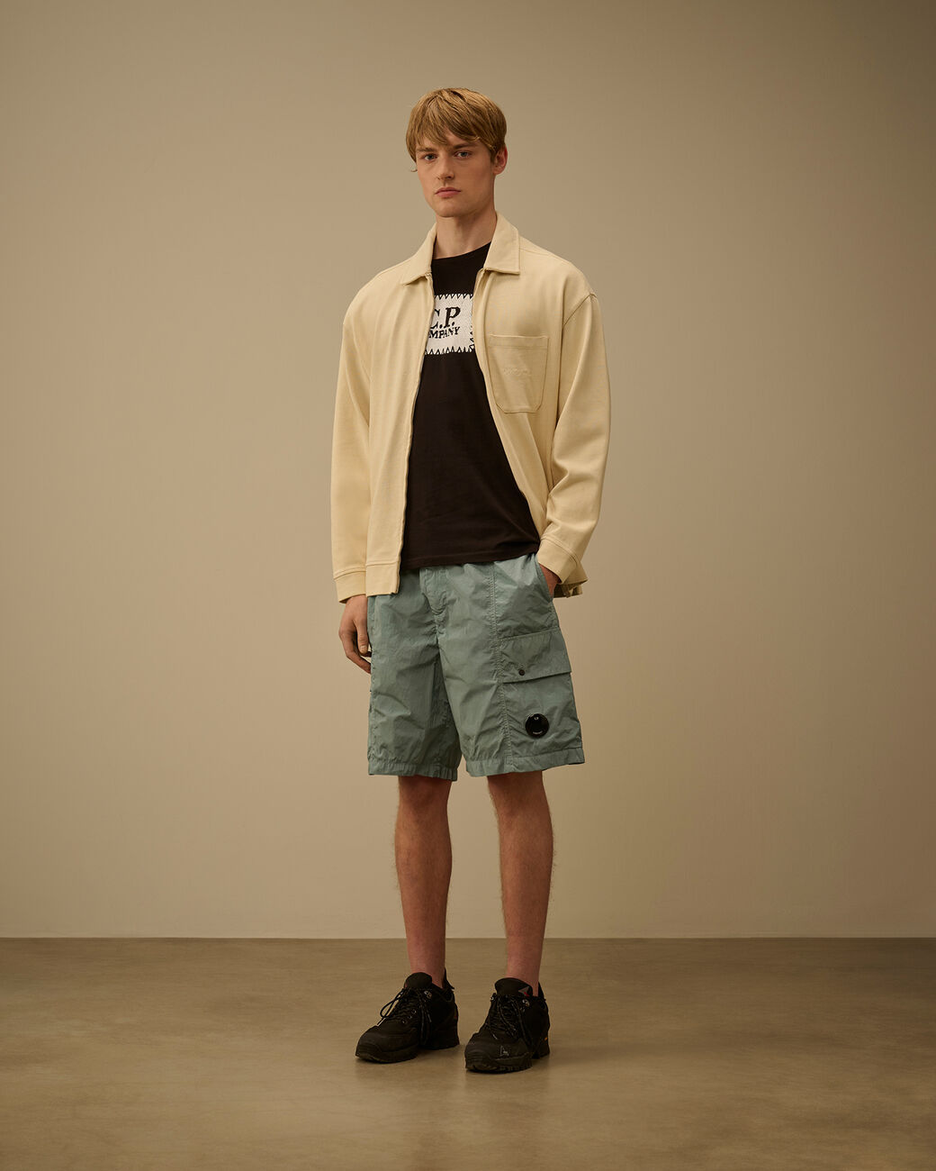 Cp Company Jersey Short Sleeve Logo Label T-Shirt