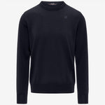 K-Way Maglieria in merino Sebastien Blue Depht